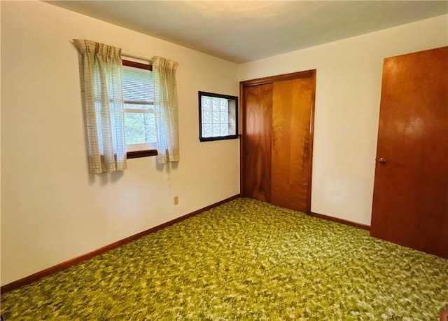 90 Dague Ln, South Franklin, PA 15301 - unfurnished bedroom featuring carpet, a closet, and baseboards