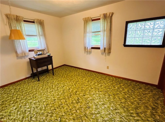 90 Dague Ln, South Franklin, PA 15301 - carpeted spare room featuring plenty of natural light and baseboards