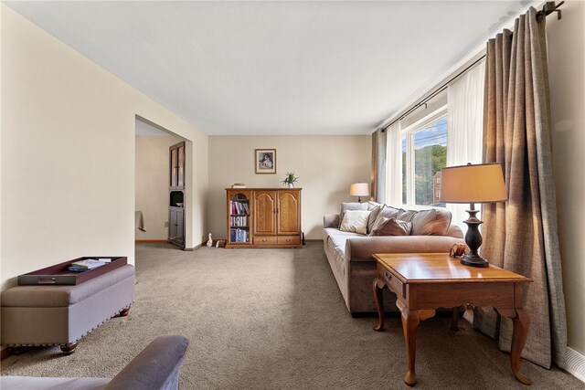 2228 Walton Ave, Overbrook, PA 15210 - living room featuring carpet