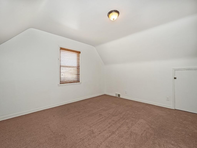 170 Millerstown Culmerville Rd, West Deer, PA 15084 - additional living space featuring vaulted ceiling, carpet, and baseboards