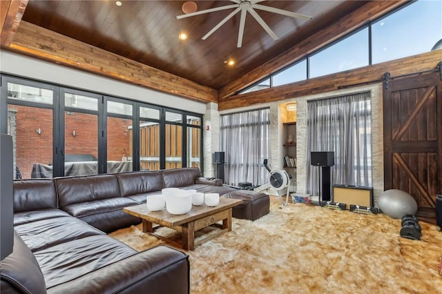 sunroom / solarium featuring lofted ceiling