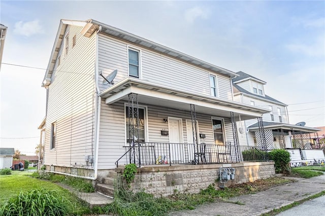 410/4101/2 Stephens St, Connellsville, PA 15425 - view of front of house with covered porch