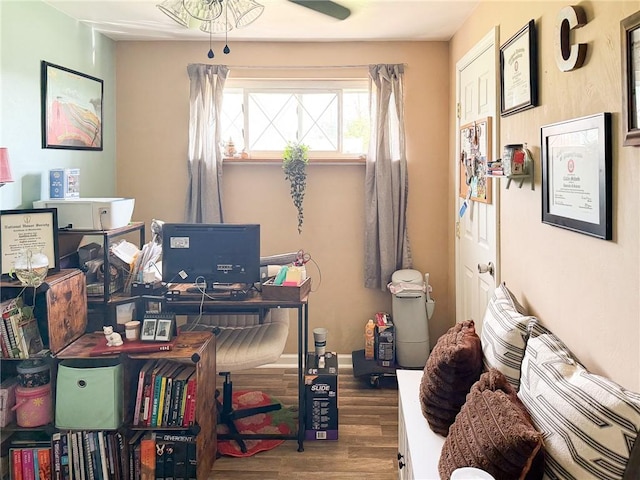 829 Cottonwood Dr, Monroeville, PA 15146 - home office featuring wood finished floors and baseboards