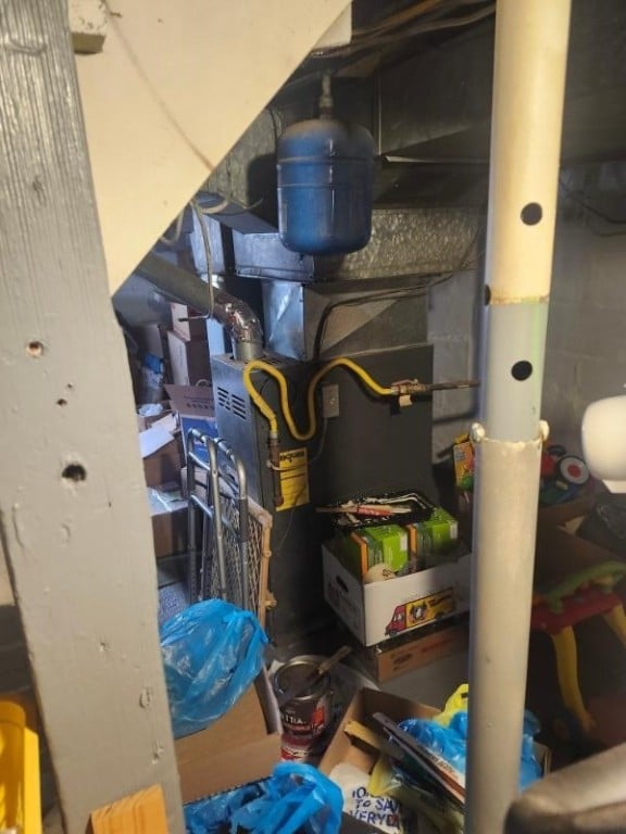 view of utility room