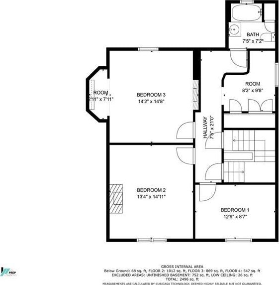 3014 Versailles Ave, Mckeesport, PA 15132 - room layout