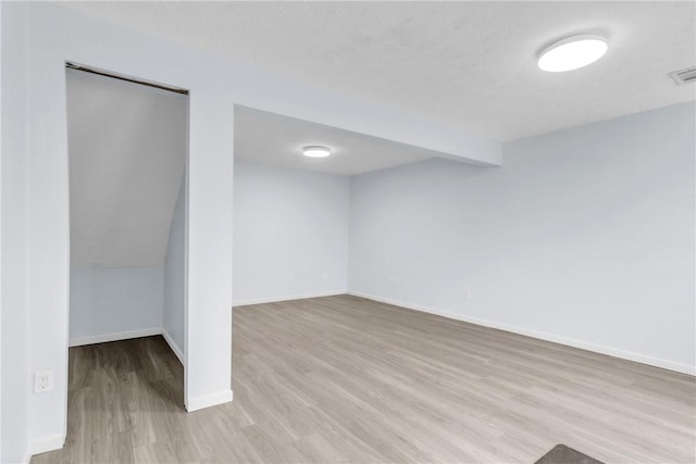 1408 Timberidge Dr, Bethel Park, PA 15102 - basement with wood finished floors and baseboards