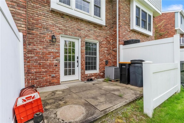 1408 Timberidge Dr, Bethel Park, PA 15102 - view of patio / terrace featuring central AC and fence