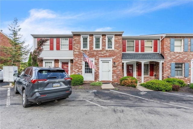 1408 Timberidge Dr, Bethel Park, PA 15102 - view of property with uncovered parking and brick siding