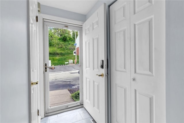 1408 Timberidge Dr, Bethel Park, PA 15102 - doorway to outside featuring light tile patterned flooring