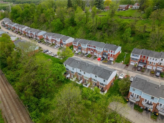 1408 Timberidge Dr, Bethel Park, PA 15102 - aerial perspective of suburban area