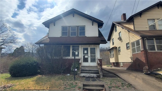 1710 3rd Ave, New Brighton, PA 15066 - view of front of home with entry steps and a shingled roof