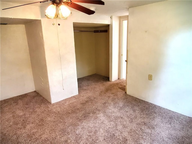 620 Gross St, Conway, PA 15027 - unfurnished bedroom with carpet floors, a closet, and ceiling fan