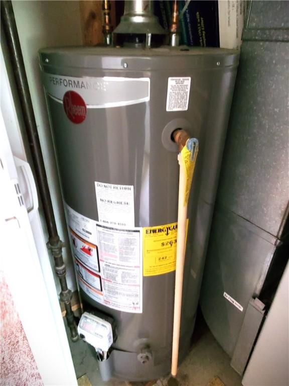 620 Gross St, Conway, PA 15027 - utility room featuring water heater