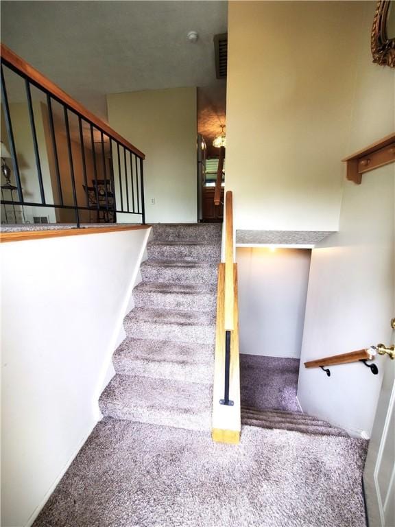620 Gross St, Conway, PA 15027 - stairway with carpet