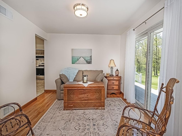 349 Marwood Rd, Winfield Twp, PA 16023 - living area with wood finished floors and baseboards
