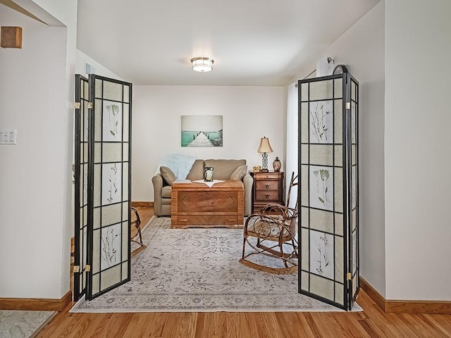 349 Marwood Rd, Winfield Twp, PA 16023 - sitting room featuring wood finished floors and baseboards