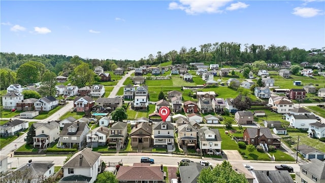 716 Center Ave N, Charleroi, PA 15022 - aerial view of residential area
