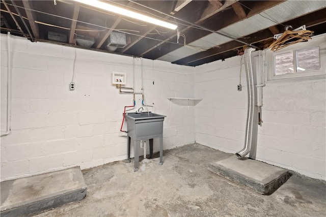 716 Center Ave N, Charleroi, PA 15022 - view of unfinished basement