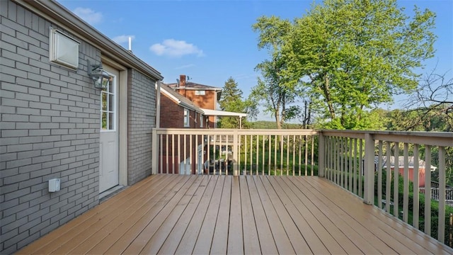 172 Orchard Dr, Pleasant Hills, PA 15236 - view of wooden terrace