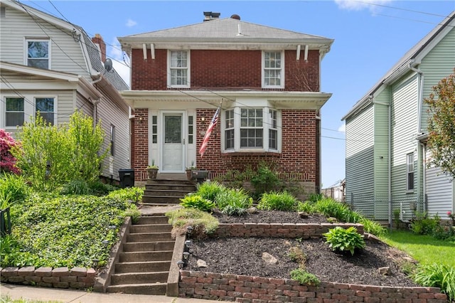 363 Highland Ave, West View, PA 15229 - american foursquare style home with brick siding