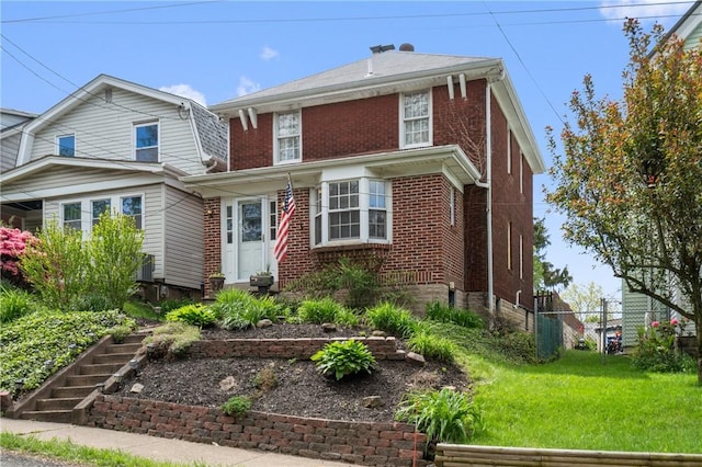 363 Highland Ave, West View, PA 15229 - american foursquare style home with brick siding