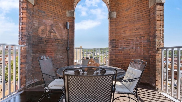 2132 Sarah St Unit 201, South Side, PA 15203 - balcony featuring outdoor dining space