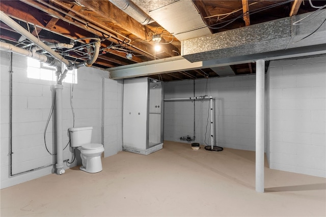 800 Smith Ave, Sharon, PA 16146 - view of unfinished basement