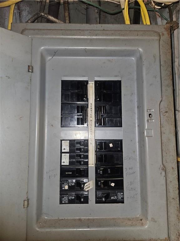 utility room featuring electric panel