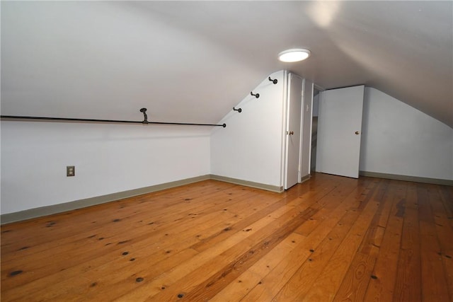 200 Graham St, Sewickley, PA 15143 - bonus room with lofted ceiling, light wood-type flooring, and baseboards