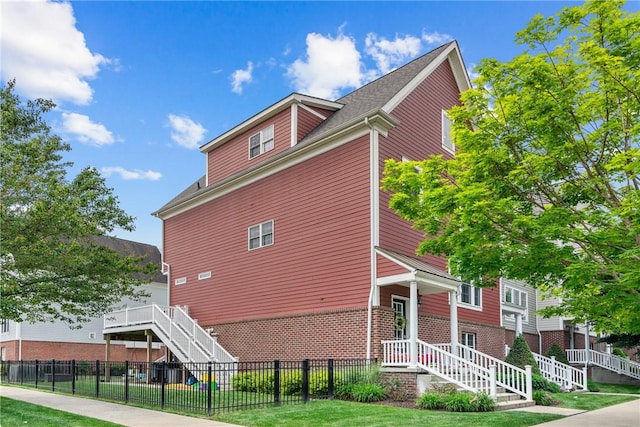 234 College Ave, Oakmont, PA 15139 - view of property exterior with stairs