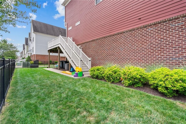 234 College Ave, Oakmont, PA 15139 - back of property with brick siding and stairs