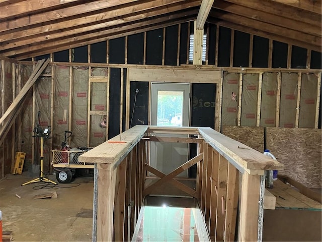119 Reed Rd, Clearfield Twp, PA 16034 - misc room with vaulted ceiling