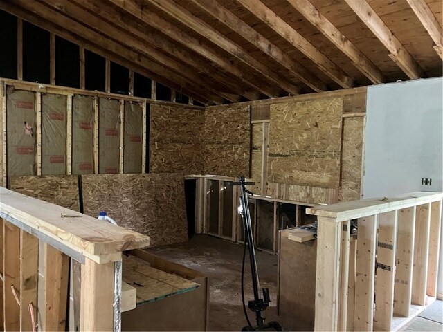119 Reed Rd, Clearfield Twp, PA 16034 - misc room with lofted ceiling