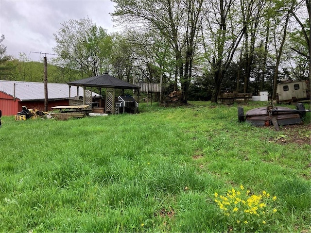 119 Reed Rd, Clearfield Twp, PA 16034 - view of yard featuring a gazebo