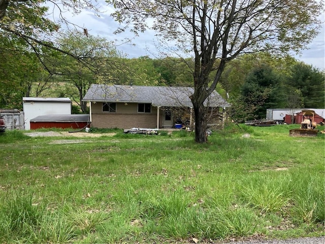 119 Reed Rd, Clearfield Twp, PA 16034 - view of yard with a forest view
