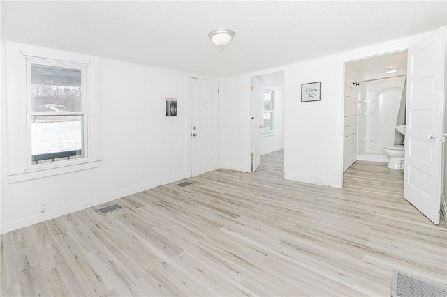 336 Walkchalk Rd, East Franklin Twp, PA 16201 - spare room featuring light wood finished floors and baseboards