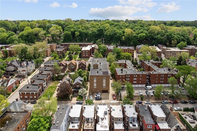 aerial overview of property's location
