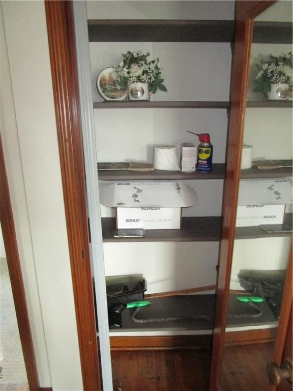 detailed view of wood finished floors