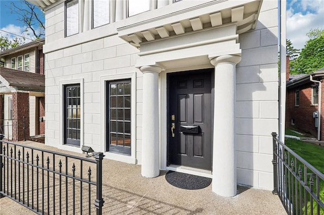 view of property entrance