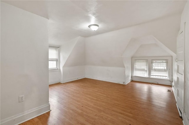 1608 Union Ave, Mckeesport, PA 15132 - bonus room featuring lofted ceiling, wood finished floors, and baseboards