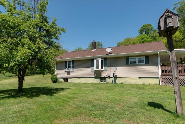 1207 Luciusboro Rd, Blairsville Area, PA 15717 - view of front facade featuring a front yard and a chimney