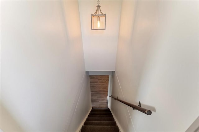 view of staircase