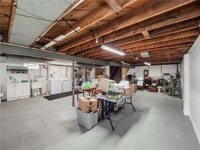 707 Atlantic Ave, Monaca, PA 15061 - basement featuring separate washer and dryer