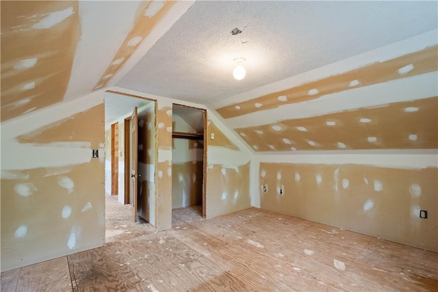 297 Alamae Lakes Rd, South Franklin, PA 15301 - additional living space featuring lofted ceiling and a textured ceiling