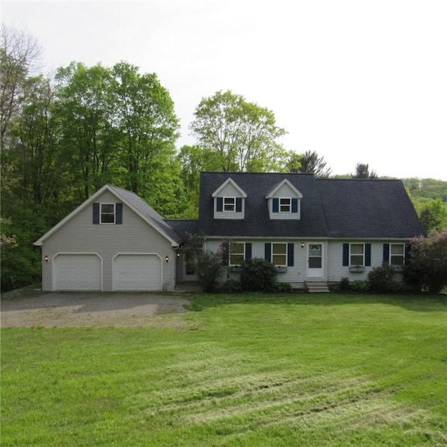 2255 Copper Kettle Hwy, Middlecreek Twp, PA 15557 - new england style home featuring driveway, a front yard, and a garage