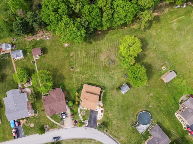 aerial view of property and surrounding area