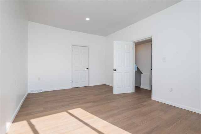 61 Greenbush St, Mt Washington, PA 15211 - unfurnished bedroom featuring wood finished floors and recessed lighting