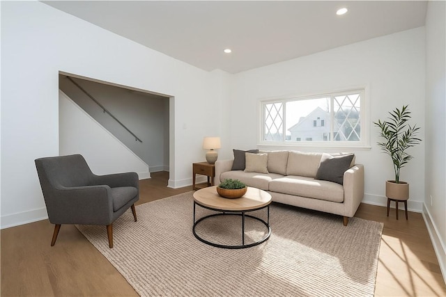 61 Greenbush St, Mt Washington, PA 15211 - living room with light wood finished floors and recessed lighting