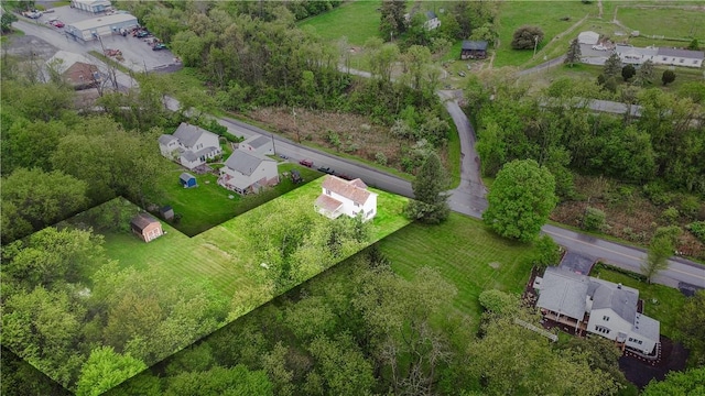 aerial view of property's location