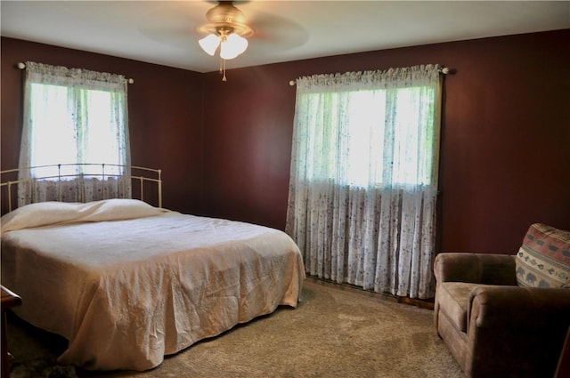 3344 Orangeville Rd, South Pymatuning Twp, PA 16150 - carpeted bedroom featuring ceiling fan